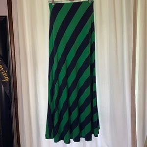 Ann Taylor striped maxi skirt